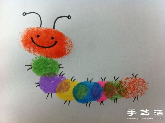 DIY超簡(jiǎn)單的兒童手指畫 -  rpnrmr.com
