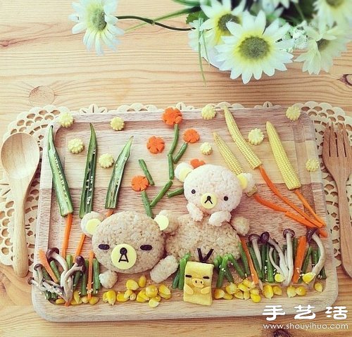 DIY可愛有趣的創(chuàng)意食物擺盤 -  rpnrmr.com