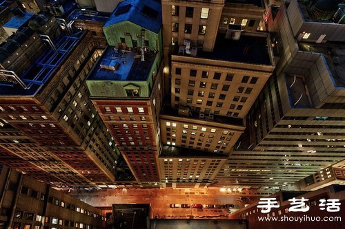 從超高建筑物樓頂向下俯拍的攝影作品 -  rpnrmr.com