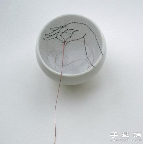 DIY杯碟上的創(chuàng)意互動圖案 -  rpnrmr.com