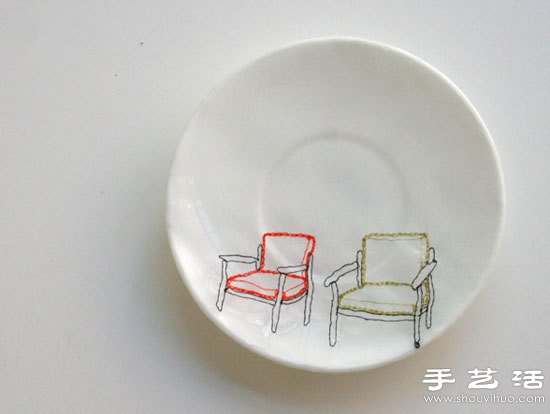 DIY杯碟上的創(chuàng)意互動圖案 -  rpnrmr.com