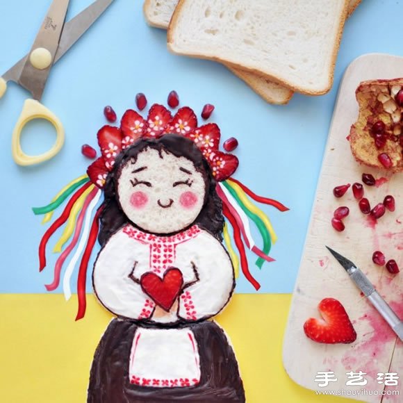 一組很可愛(ài)的食物擺盤(pán)創(chuàng)意DIY -  rpnrmr.com