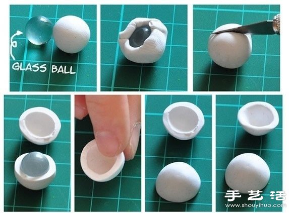 粘土手工制作迷你咖啡杯圖解教程 -  rpnrmr.com