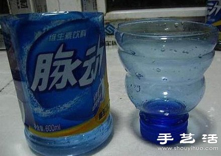 塑料瓶飲料瓶廢物利用DIY不用澆水的花盆 -  rpnrmr.com