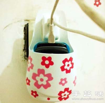 廢棄的洗發(fā)水瓶/沐浴液瓶DIY收納充電盒 -  rpnrmr.com