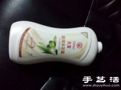 廢棄的洗發(fā)水瓶/沐浴液瓶DIY收納充電盒 -  rpnrmr.com