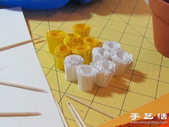 DIY手工制作漂亮的紙藝花卉盆景 -  rpnrmr.com