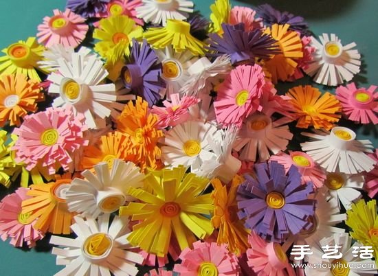 DIY手工制作漂亮的紙藝花卉盆景 -  rpnrmr.com