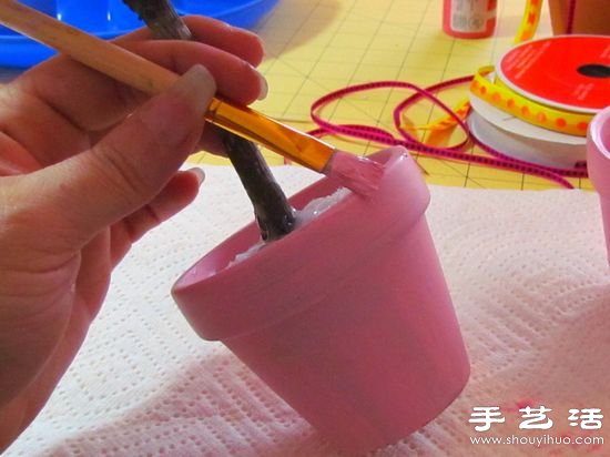 DIY手工制作漂亮的紙藝花卉盆景 -  rpnrmr.com
