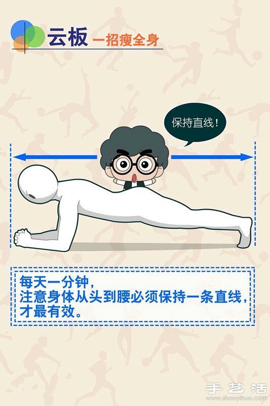 一起做云板運動/平板支撐 鍛煉腹肌又塑形 -  rpnrmr.com