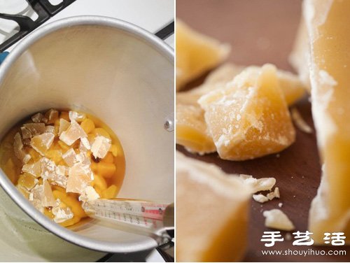 蜂蠟蠟燭DIY手工制作方法教程 -  rpnrmr.com