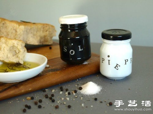 玻璃瓶廢物利用DIY可愛(ài)的調(diào)味瓶 -  rpnrmr.com