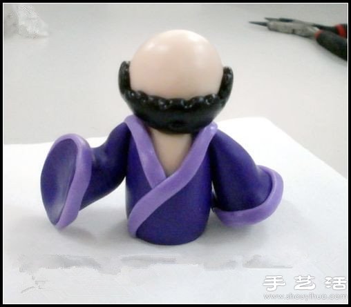 粘土手工制作憨厚沙僧沙師弟圖解教程 -  rpnrmr.com