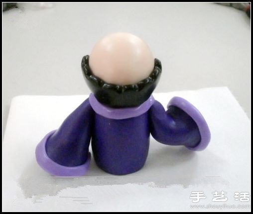 粘土手工制作憨厚沙僧沙師弟圖解教程 -  rpnrmr.com