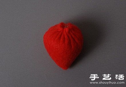不織布教程：DIY制作可愛小草莓 -  rpnrmr.com