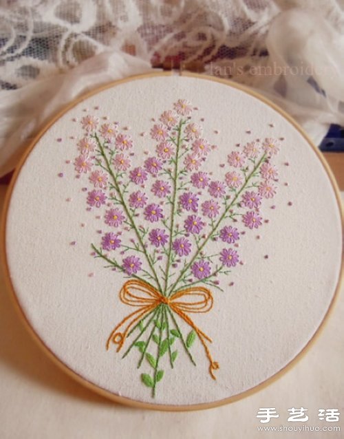 清新漂亮的手工刺繡作品欣賞 -  rpnrmr.com