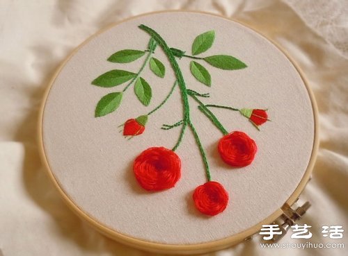 清新漂亮的手工刺繡作品欣賞 -  rpnrmr.com