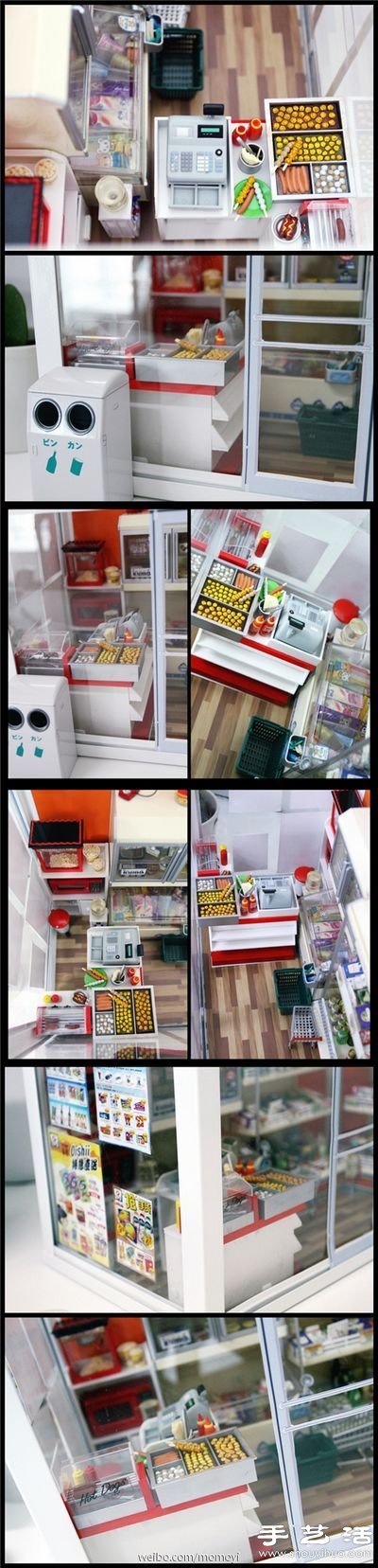 手工達(dá)人DIY制作的便利店模型 -  rpnrmr.com