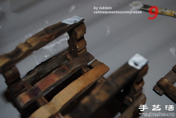 木夾子創(chuàng)意DIY 手工制作靠背椅 -  rpnrmr.com