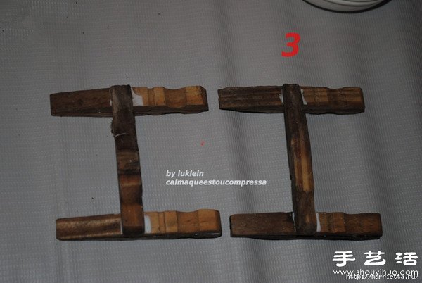 木夾子創(chuàng)意DIY 手工制作靠背椅 -  rpnrmr.com