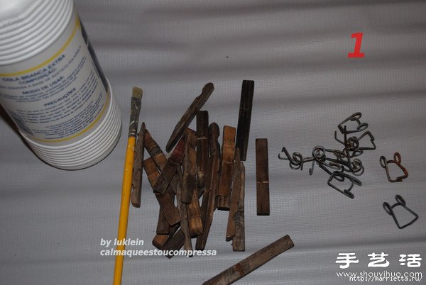 木夾子創(chuàng)意DIY 手工制作靠背椅 -  rpnrmr.com