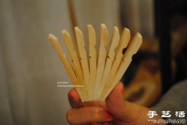 木夾子創(chuàng)意DIY 手工制作靠背椅 -  rpnrmr.com