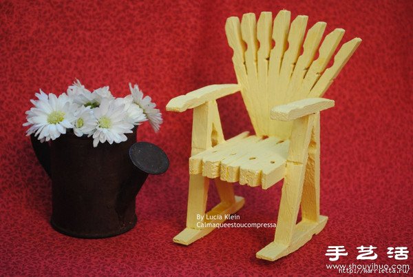 木夾子創(chuàng)意DIY 手工制作靠背椅 -  rpnrmr.com