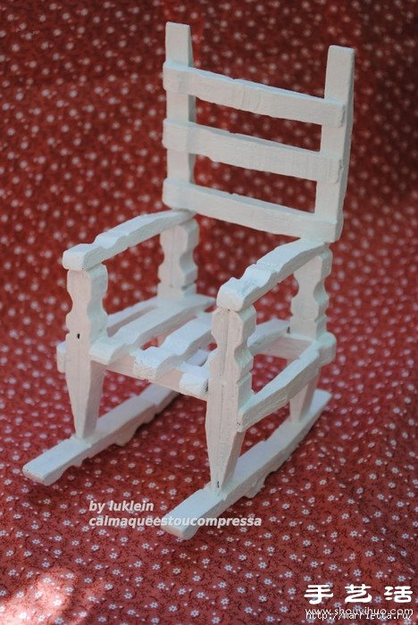 木夾子創(chuàng)意DIY 手工制作靠背椅 -  rpnrmr.com