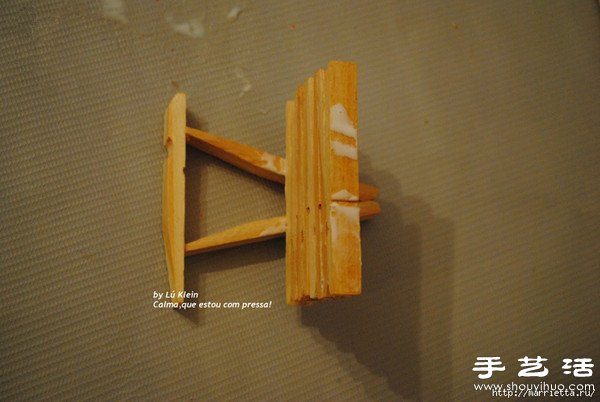 木夾子創(chuàng)意DIY 手工制作靠背椅 -  rpnrmr.com