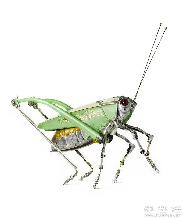 廢棄金屬小配件DIY的精致動物模型 -  rpnrmr.com