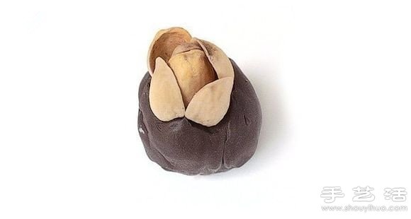 開心果殼+樹枝+橡皮泥 DIY裝飾堅果樹 -  rpnrmr.com