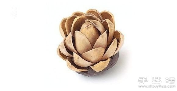 開心果殼+樹枝+橡皮泥 DIY裝飾堅果樹 -  rpnrmr.com