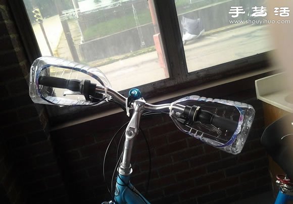 塑料油瓶手工DIY制作自行車把手防風罩 -  rpnrmr.com