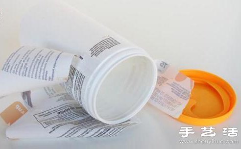 塑料瓶+木板 廢物利用手工制作收納壁掛 -  rpnrmr.com