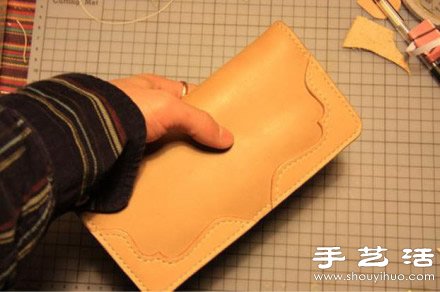 超正的牛皮長錢包手工制作圖解教程 -  rpnrmr.com