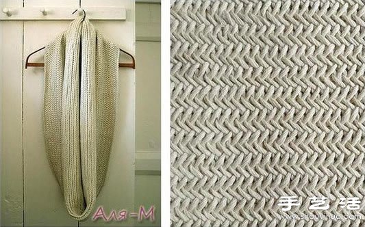 自己動(dòng)手針織大氣時(shí)尚的愛心圍脖 -  rpnrmr.com