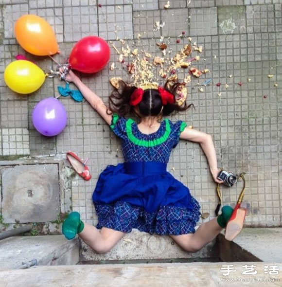 攝影師拍攝創(chuàng)意摔跤照片 暗喻人類本末倒置 -  rpnrmr.com