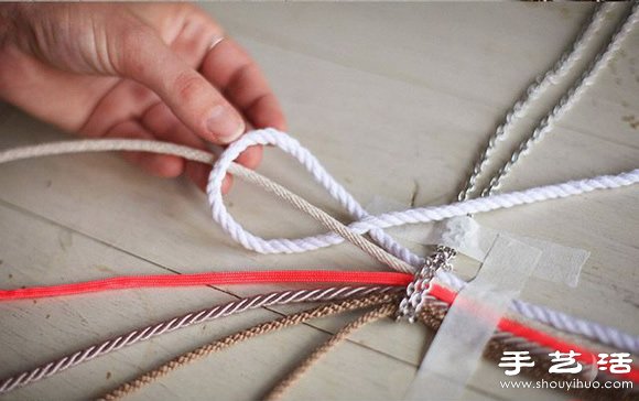 編織繩+金屬鏈 DIY手工制作超美項(xiàng)鏈 -  rpnrmr.com