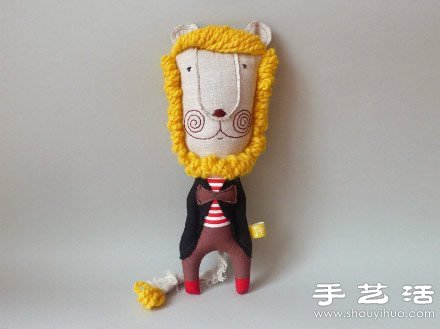 可愛的手工布藝獅子玩偶 -  rpnrmr.com