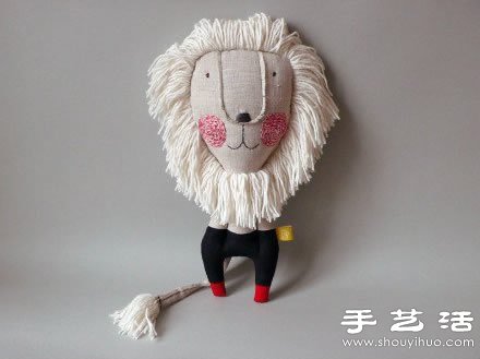 可愛的手工布藝獅子玩偶 -  rpnrmr.com