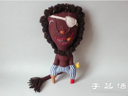 可愛的手工布藝獅子玩偶 -  rpnrmr.com