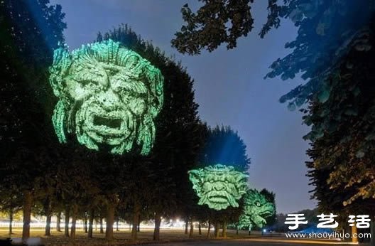 有點(diǎn)恐怖的樹木3D投影 -  rpnrmr.com