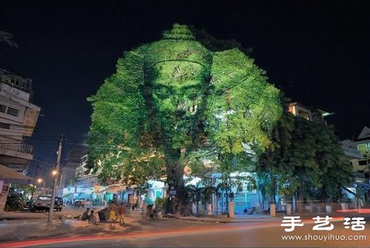 有點(diǎn)恐怖的樹木3D投影 -  rpnrmr.com