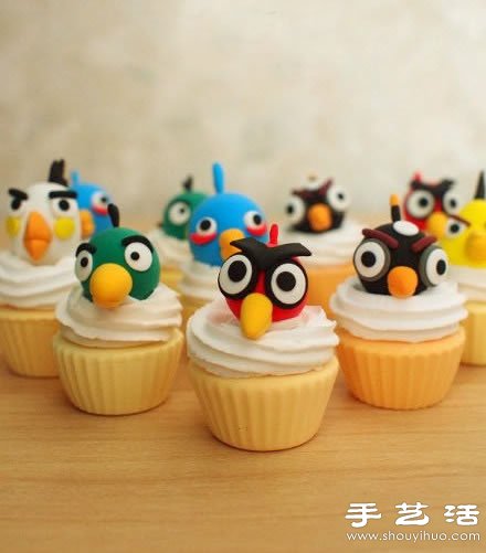 軟陶制作超逼真“憤怒的小鳥”蛋糕 -  rpnrmr.com