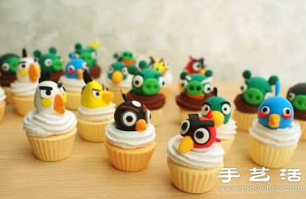 軟陶制作超逼真“憤怒的小鳥”蛋糕 -  rpnrmr.com