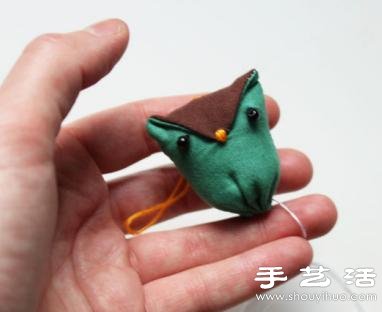 可愛的布藝貓頭鷹掛件/掛飾手工制作教程 -  rpnrmr.com