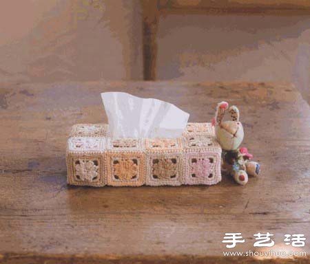 鉤針編織漂亮紙抽盒 紙巾盒手工制作教程 -  rpnrmr.com