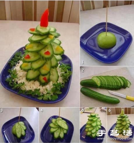 DIY好看又好吃的水果圣誕樹 -  rpnrmr.com