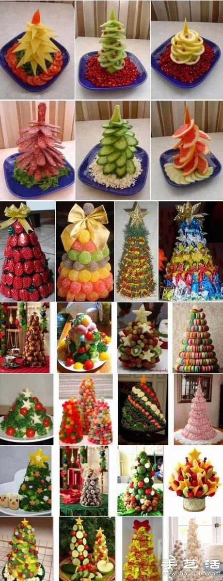 DIY好看又好吃的水果圣誕樹 -  rpnrmr.com