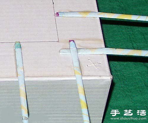 廢棄紙箱DIY手工制作收納筐的教程 -  rpnrmr.com
